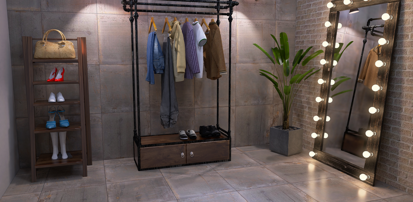 Элегантность бетона: Лофт для современных пространств