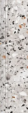 Ступень керамогранит Evia Terrazzo (Тераццо новая звезда) 300x1200