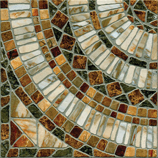 Керамогранит Tracery (Мюнхен) коричневый (объемный) 725962 К 330x330 8 мм