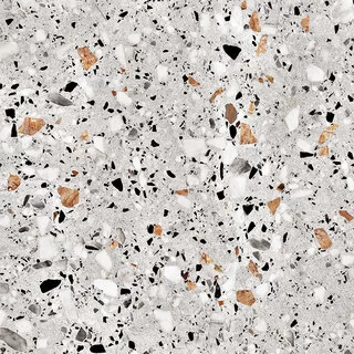 Керамогранит Тераццо новая звезда | Evia Terrazzo серый NR0373 K 600x600
