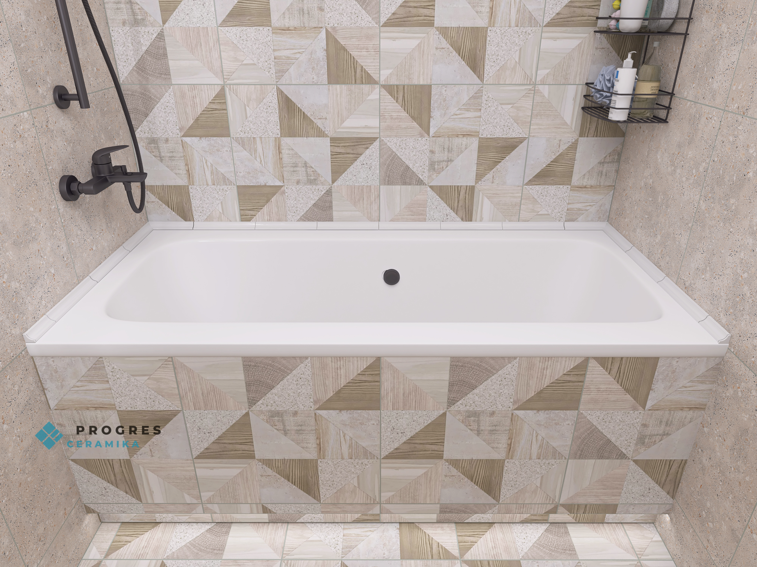 Керамический бордюр (плинтус) для ванной комнаты - идеальное решение?